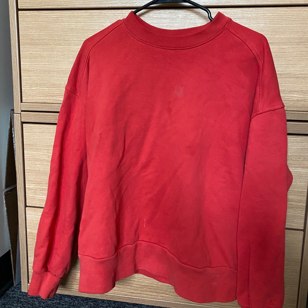 Everlane Cropped Track Sweatshirt